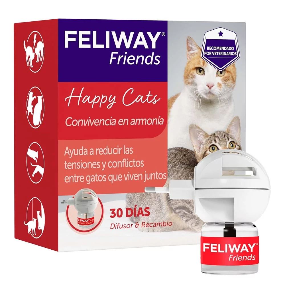 Difusor Relajante para Gatos Feliway Friends con Recarga 48ml